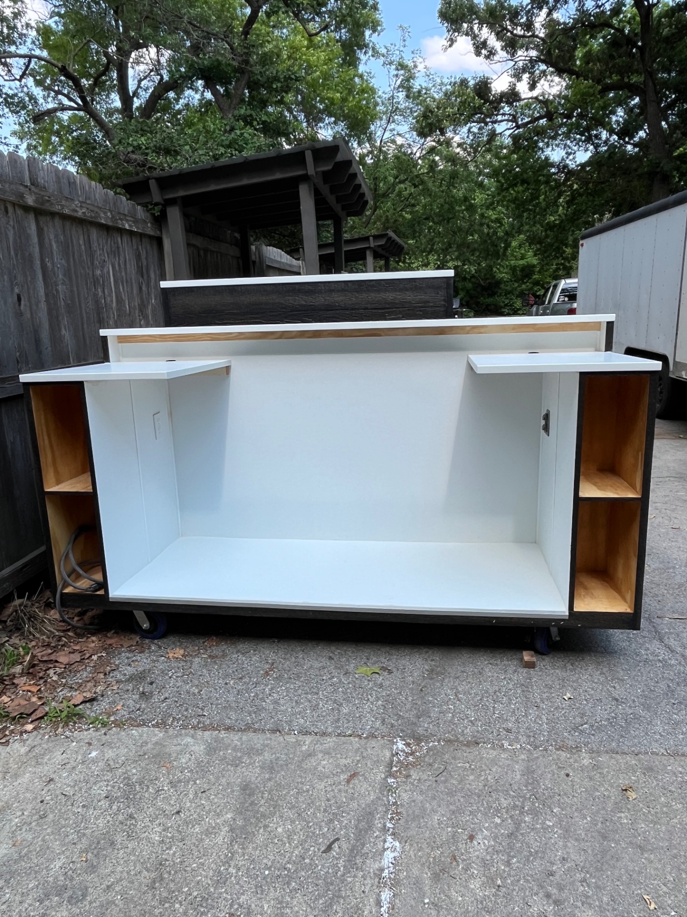 Open-bar cart build